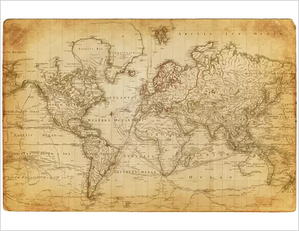 Map of the world 1800