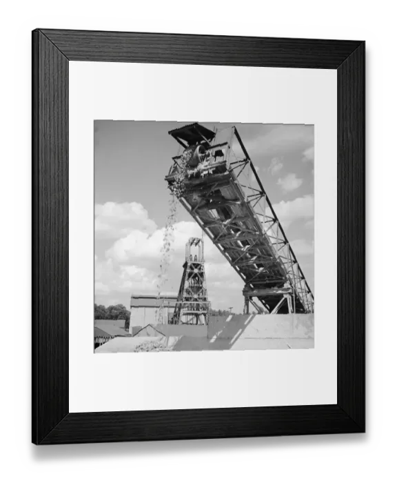 Framed Print : Mining Slag Heap Framed Print : Mining Slag Heap