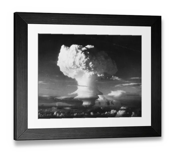 Framed Print : Mushroom Cloud Framed Print : Mushroom Cloud