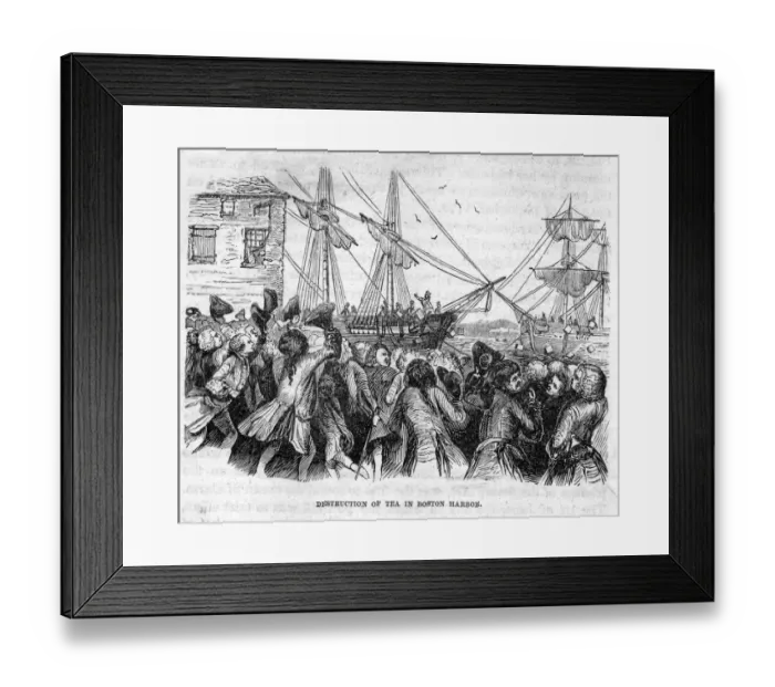 Framed Print : Boston Tea Party Framed Print : Boston Tea Party