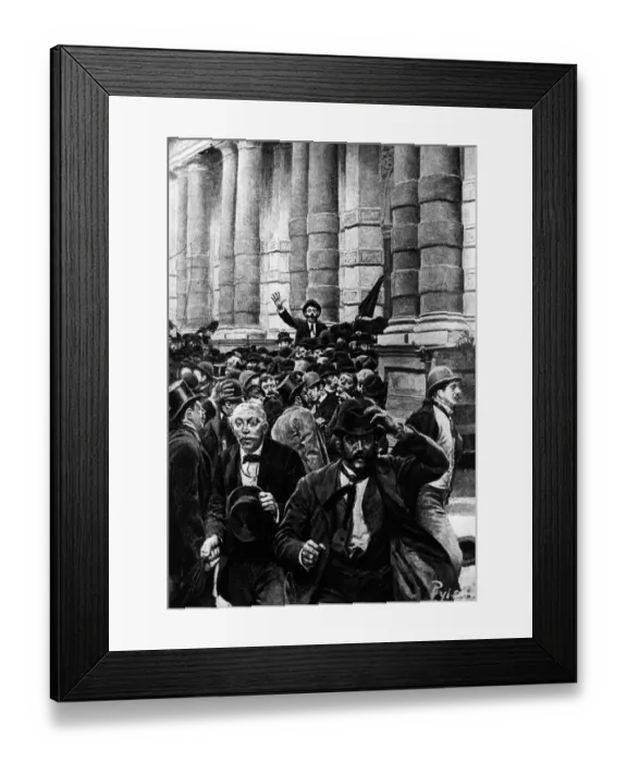 Framed Print : Stock Exchange Crash Framed Print : Stock Exchange Crash