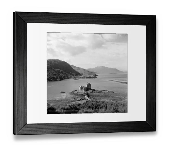 Framed Print : Loch Ness. circa 1955: Ruins on the shores of Loch Ness where the fabled Framed Print : Loch Ness. circa 1955: Ruins on the shores of Loch Ness where the fabled