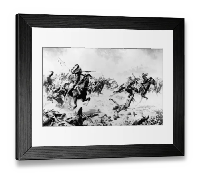 Framed Print : Indian Battle Framed Print : Indian Battle