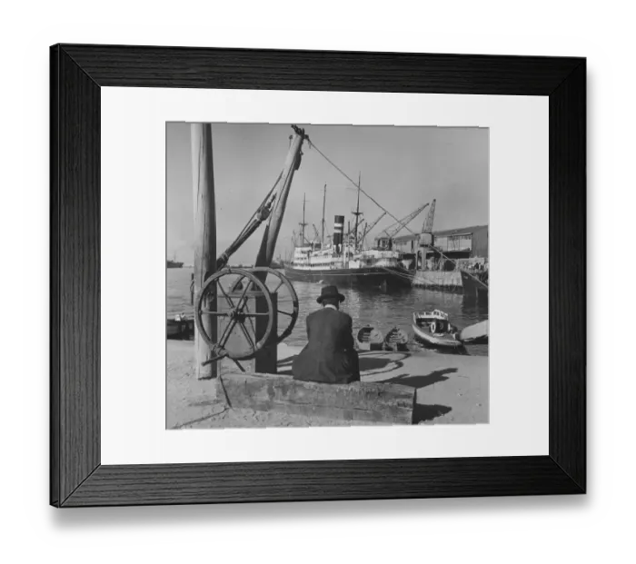 Framed Print : Sitting By Windlass Framed Print : Sitting By Windlass
