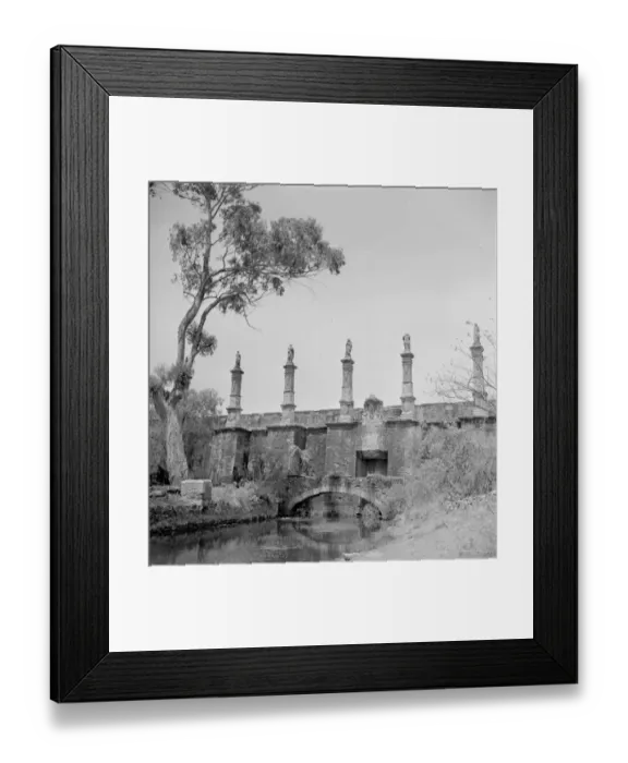 Framed Print : Ornamental Dam Framed Print : Ornamental Dam