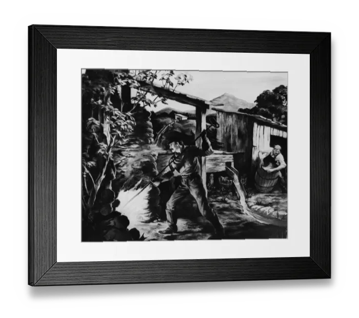 Framed Print : The First Oil Well Framed Print : The First Oil Well