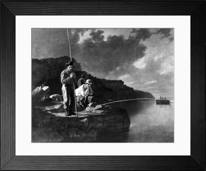 Framed Print : Mississippi Fishing