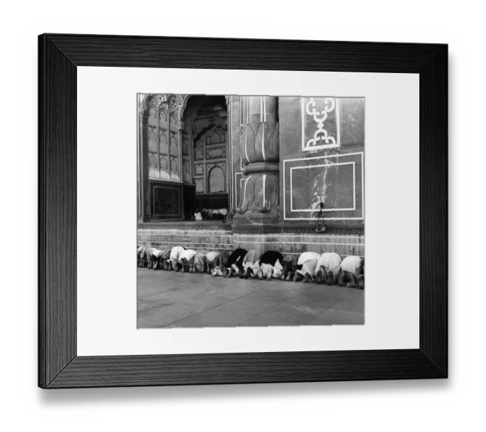 Framed Print : Praying Outside Framed Print : Praying Outside