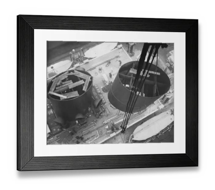 Framed Print : Funnel Hoist Framed Print : Funnel Hoist