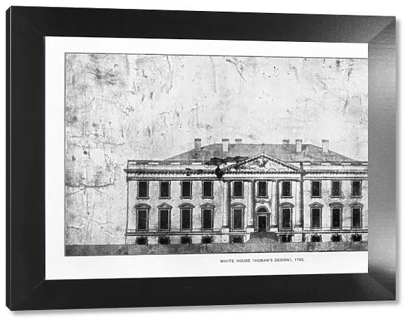 White House, Washington, D. C. United States, Early Drawing
