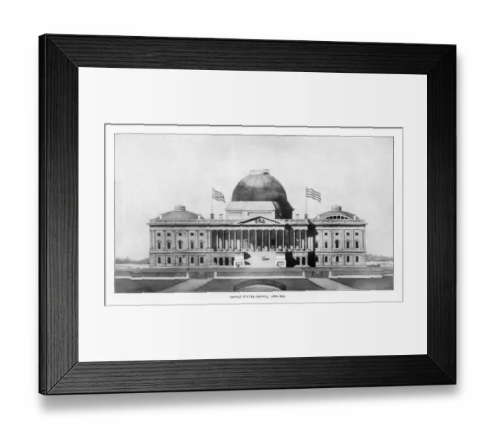 Framed Print : Early Drawing of the White House, Washington, D. C. United States, Antique American Illustration, 1900 Framed Print : Early Drawing of the White House, Washington, D. C. United States, Antique American Illustration, 1900