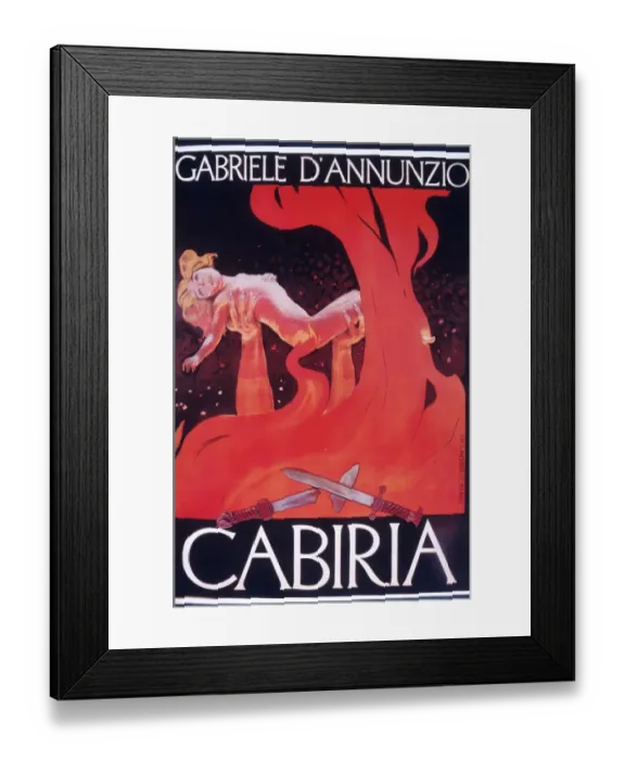 Framed Print : Pastrones Film Cabiria Framed Print : Pastrones Film Cabiria