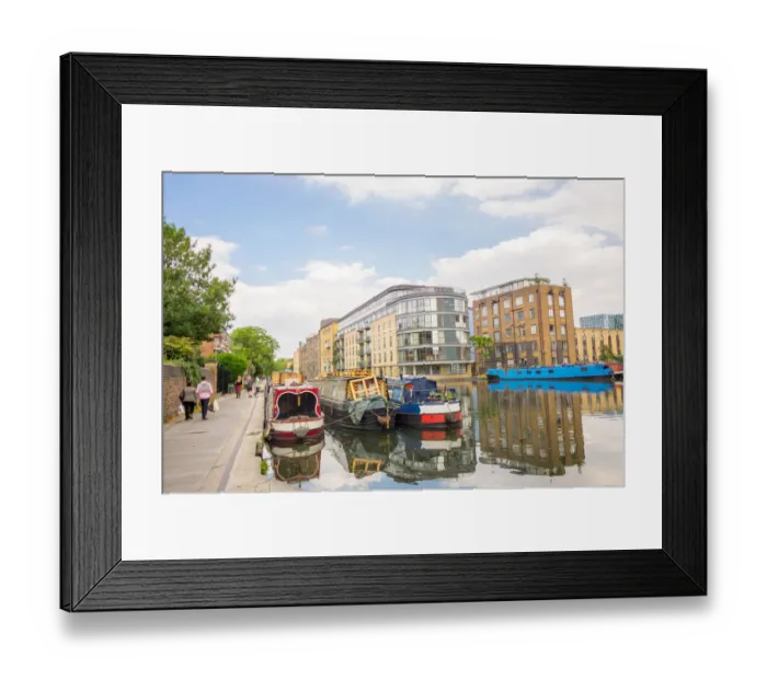 Framed Print : Regents Canal, London