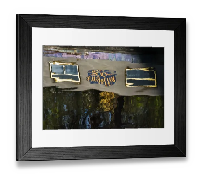 Framed Print : Reflections of The Grand Union Canal Framed Print : Reflections of The Grand Union Canal