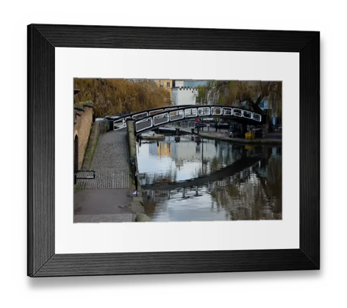 Framed Print : Camden canal bridge Framed Print : Camden canal bridge