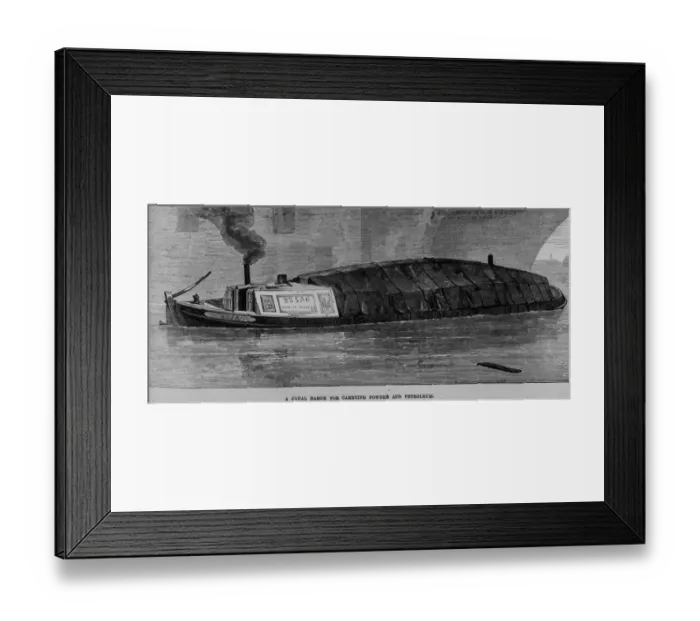 Framed Print : Canal Barge Framed Print : Canal Barge