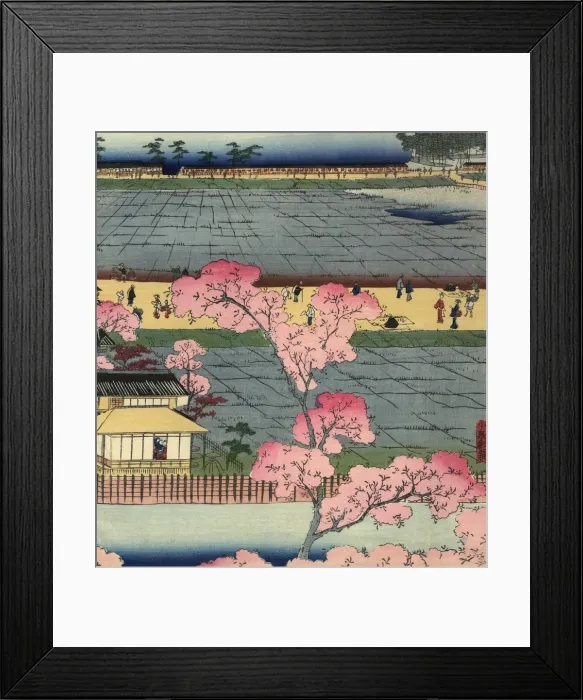 Framed Print : Vintage Japanese Woodblock Circa 1800 Framed Print : Vintage Japanese Woodblock Circa 1800
