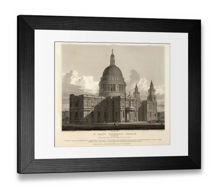 Framed Print : Saint Pauls Cathedral London Framed Print : Saint Pauls Cathedral London