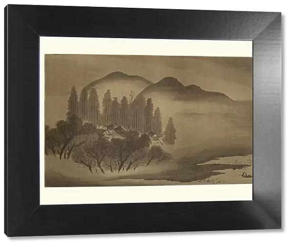 Japanese Art, Landscape by Gueami