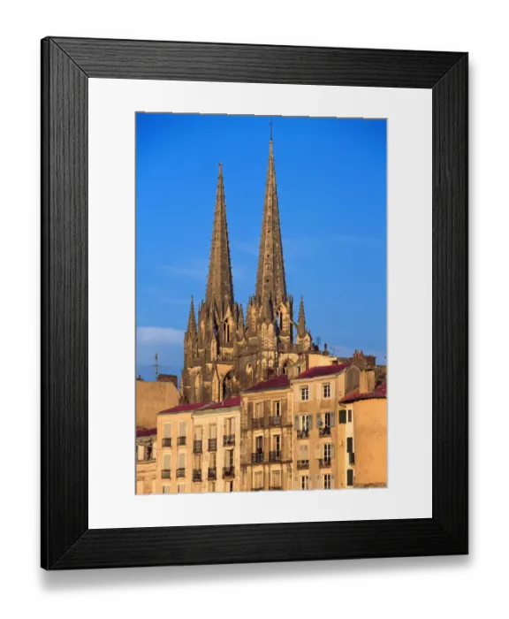 Framed Print : Sainte Marie Cathedral in Bayonne Framed Print : Sainte Marie Cathedral in Bayonne
