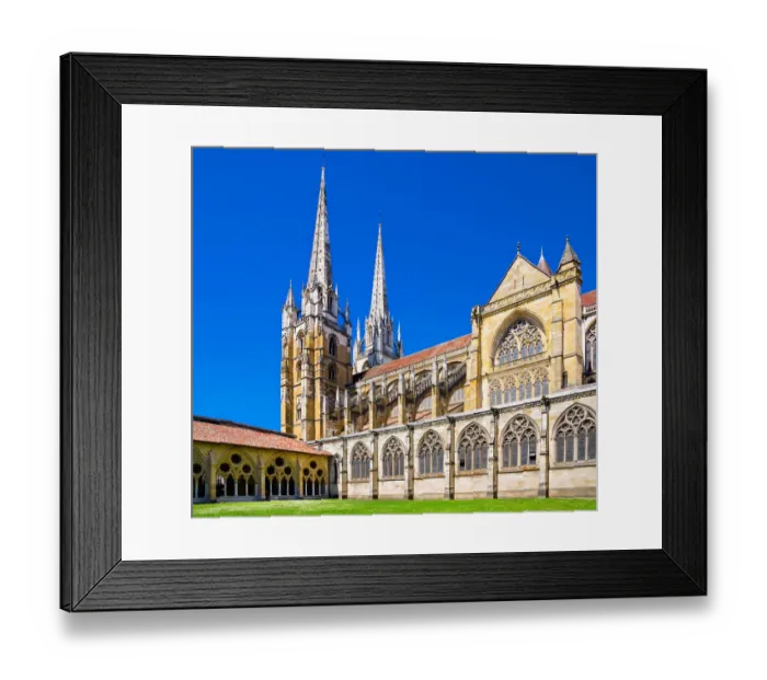 Framed Print : Sainte-Marie de Bayonne Framed Print : Sainte-Marie de Bayonne