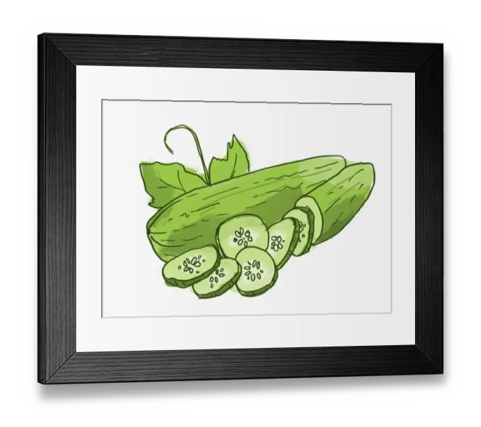Framed Print : colour, green, homegrown, nobody