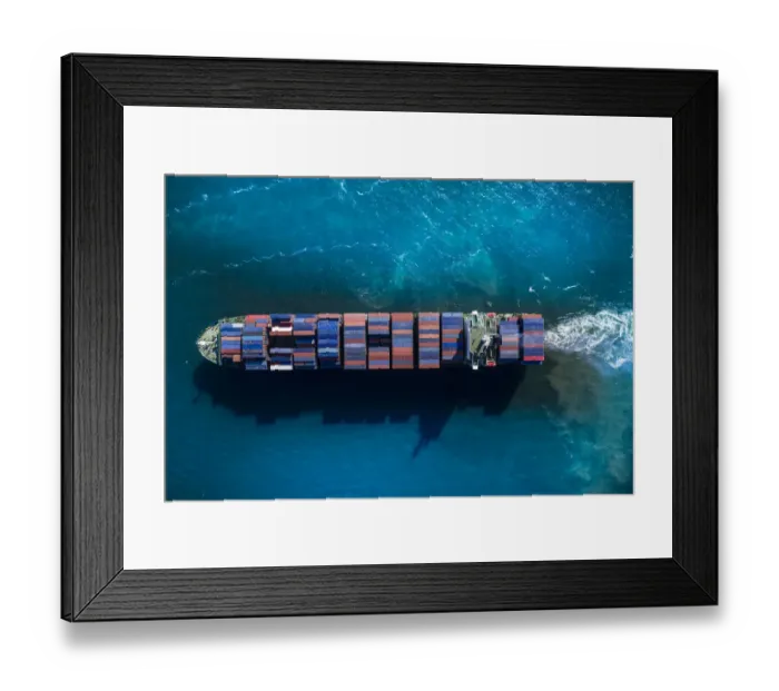 Framed Print : Container ship Framed Print : Container ship