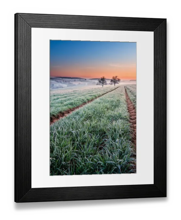 Framed Print : Daybreak spring in Kraichgau Framed Print : Daybreak spring in Kraichgau
