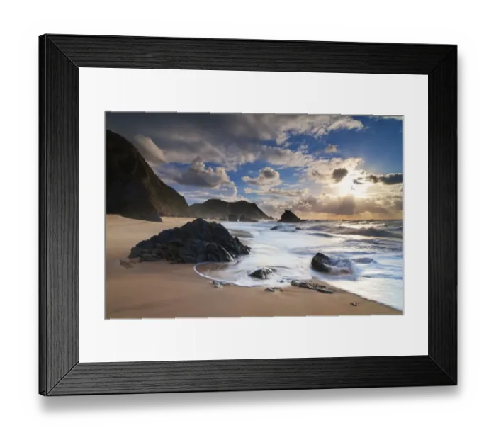 Framed Print : Stormy Adraga - Portugal Framed Print : Stormy Adraga - Portugal