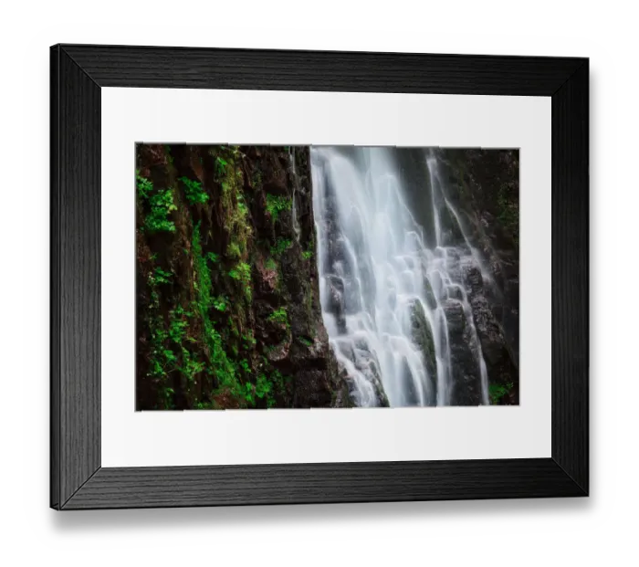 Framed Print : Burgbach cascade Framed Print : Burgbach cascade