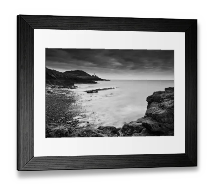 Framed Print : Rainy morning at Mumbles Framed Print : Rainy morning at Mumbles