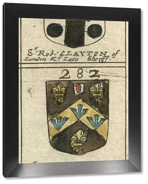 Coat of arms 17th century Clayton and Reeve