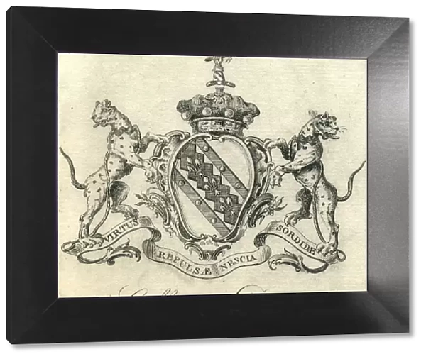 Coat of arms Cuffe Lord Desart 18th century