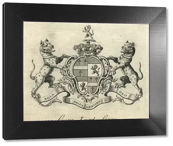 Coat of arms Lord Gore 18th century