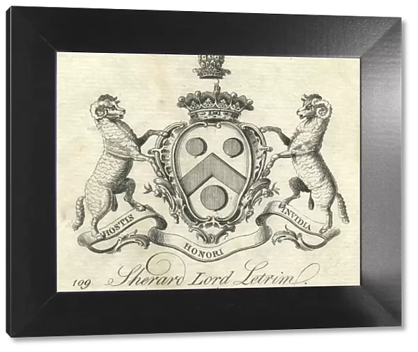 Coat of arms Sherard Lord Leitrim 18th century