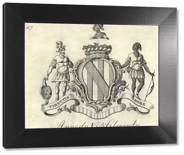 Coat of arms Annesly Viscount Glerawly 18th century