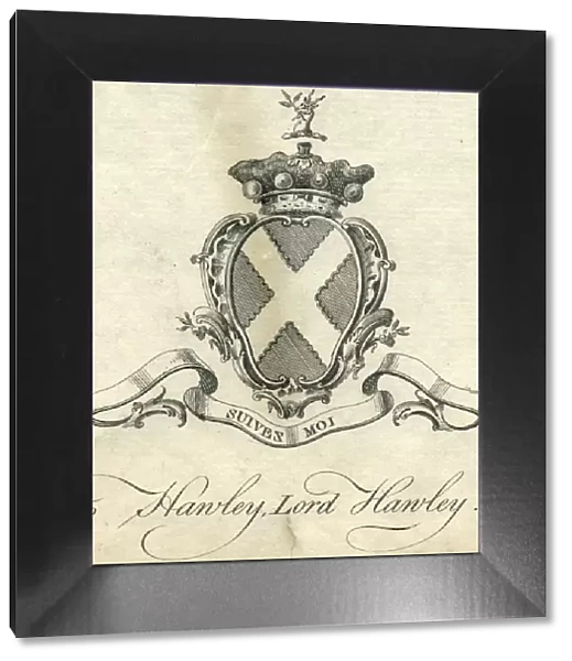 Coat of arms Lord Hawley 18th century