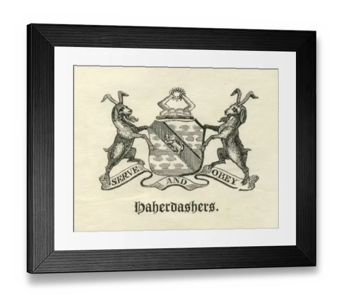 Framed Print : Worshipful Company of Haberdashers armorial Framed Print : Worshipful Company of Haberdashers armorial