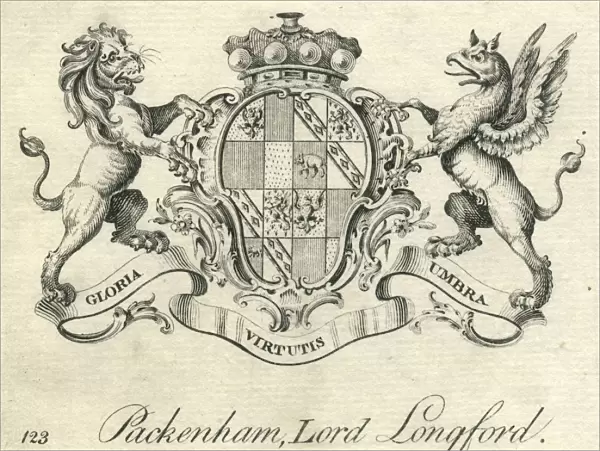 Coat of Arms Packenham or Pakenham Lord Longford