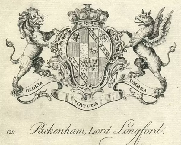 Coat of Arms Packenham or Pakenham Lord Longford