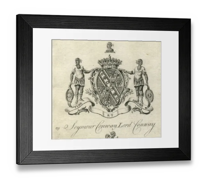Framed Print : Coat of Arms Seymour Lord Conway Framed Print : Coat of Arms Seymour Lord Conway