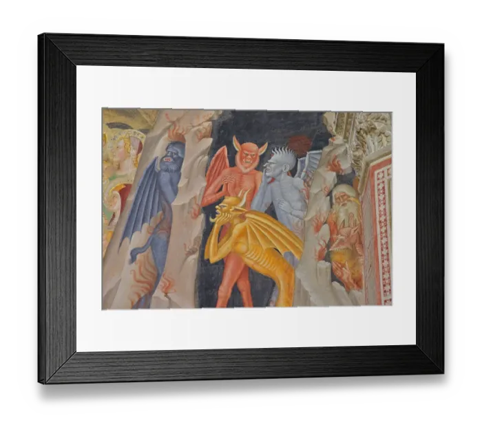 Framed Print : Descent into Hell, Spanish Chapel, Church of Santa Maria Novella, Florence, Tuscany, Italy Framed Print : Descent into Hell, Spanish Chapel, Church of Santa Maria Novella, Florence, Tuscany, Italy