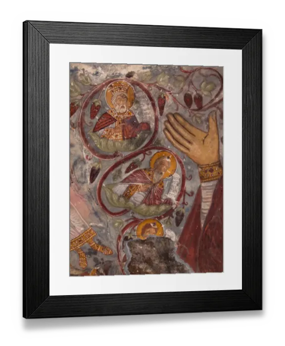 Framed Print : Mural in Sumela Monastery near Trabzon, Turkey Framed Print : Mural in Sumela Monastery near Trabzon, Turkey