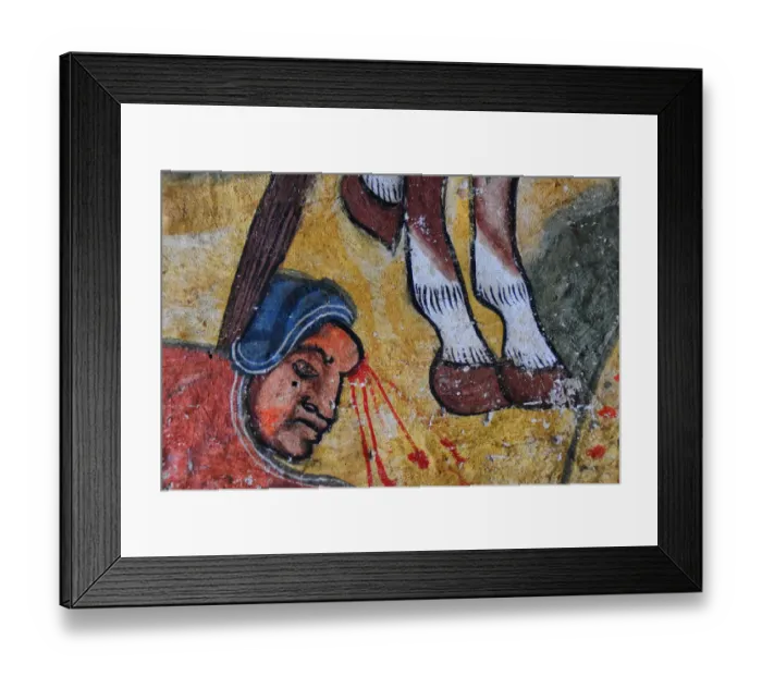 Framed Print : church paintings in Ethiopia Framed Print : church paintings in Ethiopia