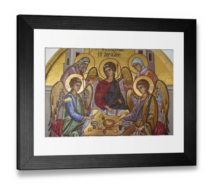 Framed Print : Mosaic in Kykkos Monastery in Cyprus Framed Print : Mosaic in Kykkos Monastery in Cyprus