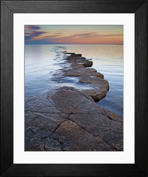 Framed Print : Kimmeridge Bay Limestone Ledge Framed Print : Kimmeridge Bay Limestone Ledge