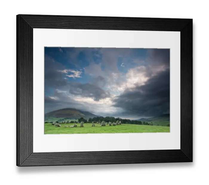 Framed Print : Castlerigg Stone Circle - Stormy Day Framed Print : Castlerigg Stone Circle - Stormy Day