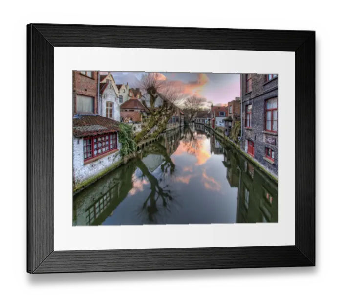 Framed Print : Dawn in Bruges Framed Print : Dawn in Bruges