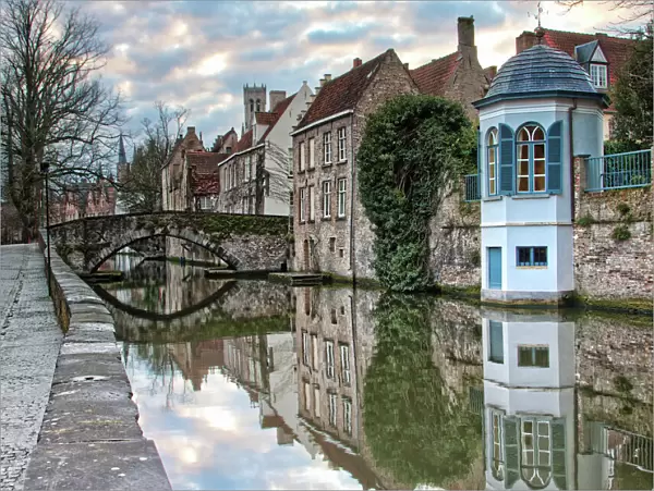 The Groenerei Canal, Bruges, Belgium