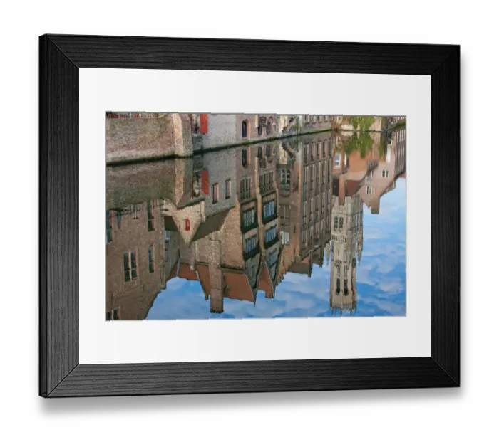 Framed Print : Bruges Reflections Framed Print : Bruges Reflections
